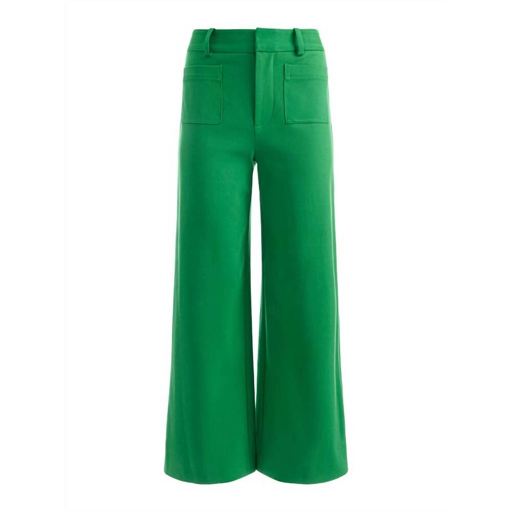 NEW ALICE + OLIVIA zoe ankle trouser in green - Picture 7 of 7
